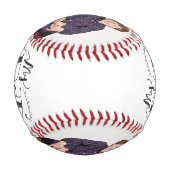 マイパパカスタマイズ引用文写真Father & Sons 野球ボール (裏面)