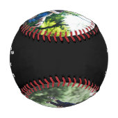 マイパパカスタム2パーソナライズされたフォトコラージュ 野球ボール (裏面)