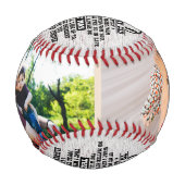 マイパパカスタム2素朴フォトコラージュ 野球ボール (正面)