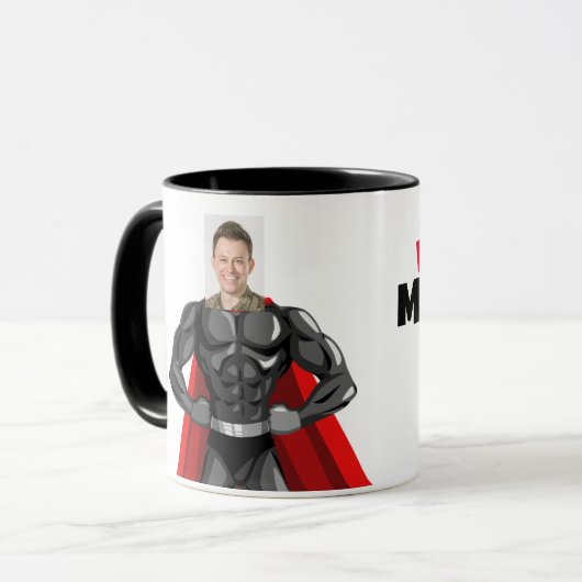 マイパパマイおもしろいヒーロー マグカップ (正面左)