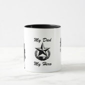 マイパパマイヒーローシルエット11oz マグカップ (中央)