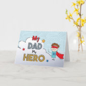 マイパパマイヒーロー父の日 カード (黄色い花)