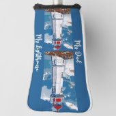 マイパパマイライトハウス最高のパパエバーゴルフヘッドカバー ゴルフヘッドカバー (回転90)