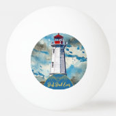 マイパパマイライトハ最高のウスパパエバーファーズデイ 卓球ボール (正面)