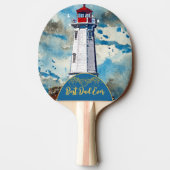 マイパパマイライトハ最高のウスパパエバーファーズデイ 卓球ラケット (裏面)