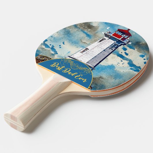 マイパパマイライトハ最高のウスパパエバーファーズデイ 卓球ラケット (正面アングル)