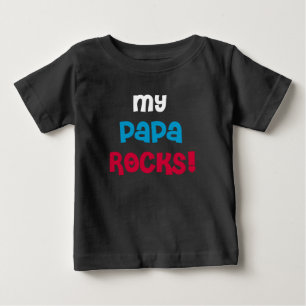 マイパパロックス ベビーTシャツ