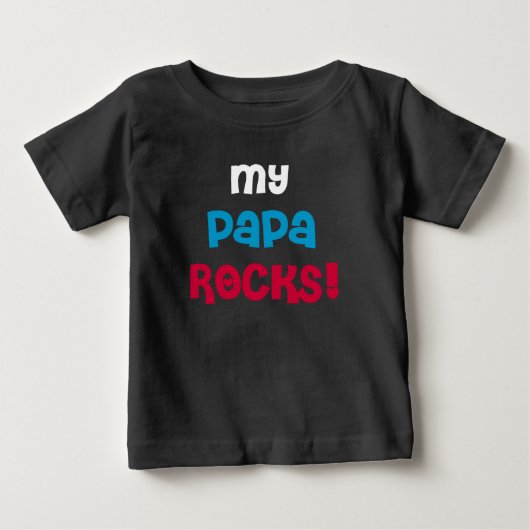 マイパパロックス ベビーTシャツ (正面)