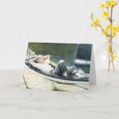 「マイパパ」オリジナルアート複製グリーティングカード カード (黄色い花)