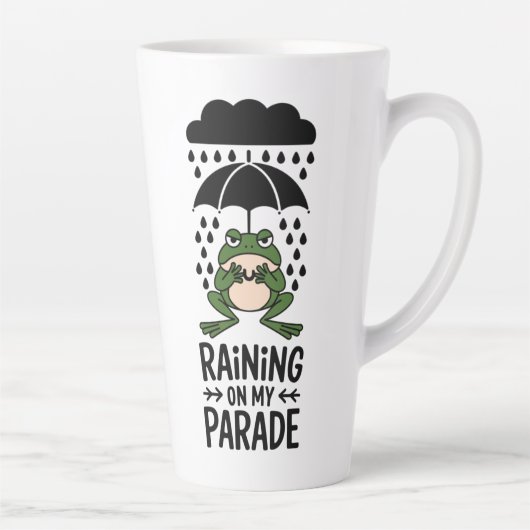 マイパレードマグカップで雨 カフェラテマグ (右)