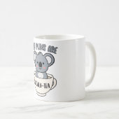 マイパンズアコアラティーカおもしろいワイトコアラベアプン コーヒーマグカップ (正面右)