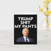 マイパンツジョーバイデン氏社長 カード (黄色い花)