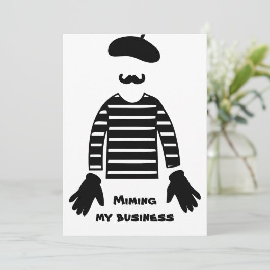 マイパントマイム私のビジネスを真似 (スタンド正面)