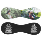 マイパーソナライズされたパパへカスタム2フォトコラージュ ソフトボール (パネル)