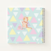 マイパーソナライズされたベビーメモリプリンセスキットンリリ ノートブック (裏面)