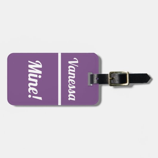 マイパーソナライズされたン|荷物おもしろいタグ ラゲッジタグ (正面横)