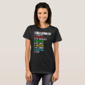 マイパーフェクトデイおもしろいレスリング Tシャツ (正面フル)