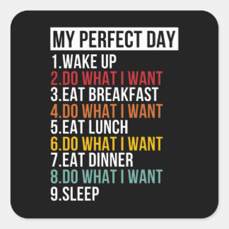 マイパーフェクトデイリタイアメントパーティー退職者 スクエアシール