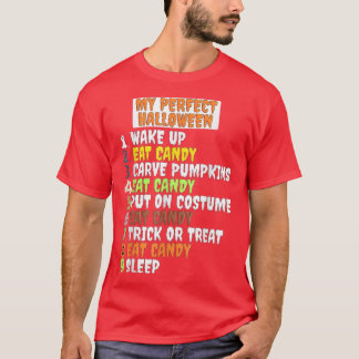 マイパーフェクトハロウィンおもしろいスケルトンゾンビカッコいいーPu Tシャツ