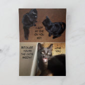 マイパーフェクトバレンタイン子猫 サンキューカード (内部)