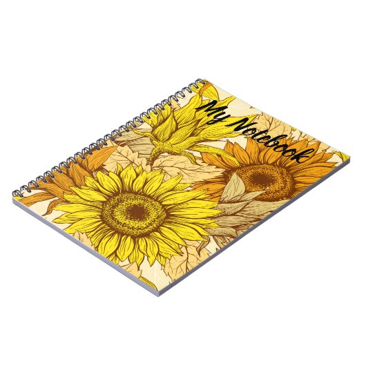 マイヒマワリ手帳 ノートブック (左側)