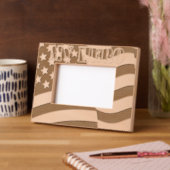 マイヒーローアメリカ国旗 レーザー彫刻フレーム (左)