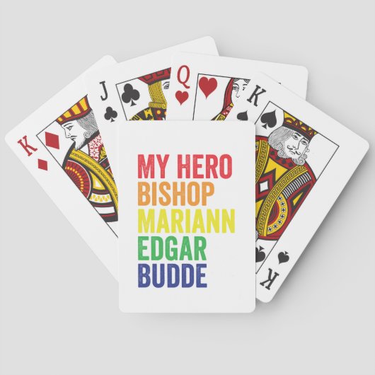 マイヒーロービショップMariann Edgar Budde Trans LGBT トランプ (裏面)