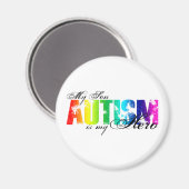 マイヒーローマイソン – 自閉症 マグネット (正面/裏面)