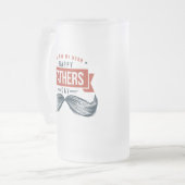 マイヒーロー父の日 フロストグラスビールジョッキ (正面左)