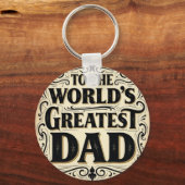 マイヒーロー、マイパパ – 父の日の贈り物デザイン キーホルダー (裏面)