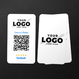 マイビジネスの評価Facebookレビュー5スターQRコード 名刺