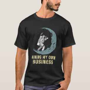マイビジネス暗号おもしろい引用文投資家 Tシャツ
