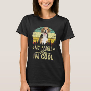 マイビーグル考えーイカッコいいムママママドッグパパ Tシャツ