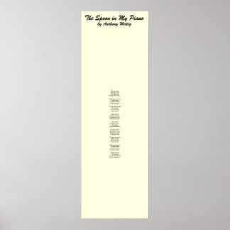 マイピアノのスプーン ポスター