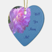 マイピンクアザレア婚約オーナメント セラミックオーナメント (左)