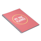 マイピンクプランナーノート ノートブック (右側)
