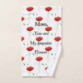 マイフお気に入りのラワー·バスタオルセット バスタオルセット (ハンドタオル)