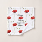 マイフお気に入りのラワー·バスタオルセット バスタオルセット (ウォッシュタオル)