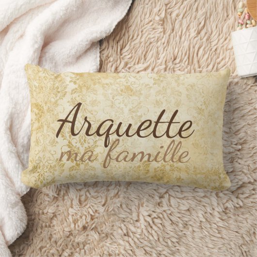マイファファンシーイフランスのミリのカスタマイズ ランバークッション (ブランケット)