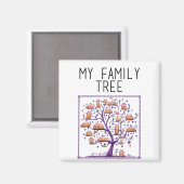 マイファミリーツリー マグネット (正面/裏面)