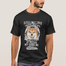 マイファミリーマイ柴犬愛犬 Tシャツ