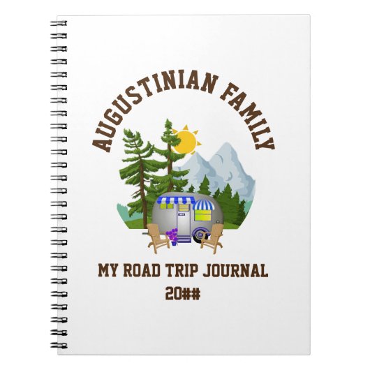 マイファミリーロードトリップジャーナル ノートブック (正面)
