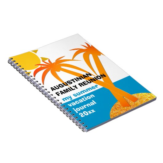 マイファミリー懇親会サマーバケーションジャーナル ノートブック (右側)