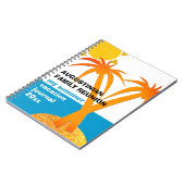 マイファミリー懇親会サマーバケーションジャーナル ノートブック (左側)