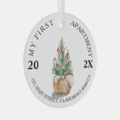 マイファーストのアパートカスタムキープサケ住所2021 ガラスオーナメント (正面右)