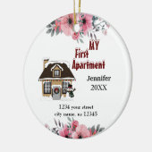 マイファーストアパートメント2025 inクリスマスウィズフローラ セラミックオーナメント (左)