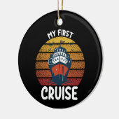 マイファーストクルーズクルージングレトロヴィンテージ セラミックオーナメント (左)