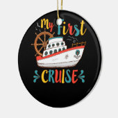 マイファーストクルーズシップいかりクルージングバケーショントリップ セラミックオーナメント (左)