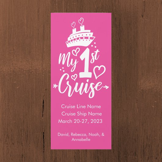 マイファーストクルーズステートルームドアマーカー