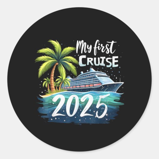 マイファーストクルーズ2025 ラウンドシール (正面)